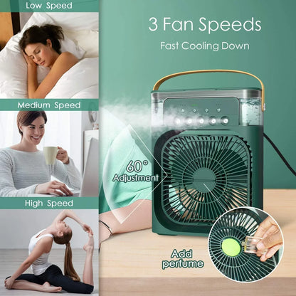 (FREE HOME DELIVERY)c Humidifier With LED Night Light Water Mist Fans
